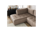 Arsene - Convertible Panoramic Sofa with Storage - Velvet - Right-hand Corner