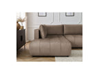 Arsene - Convertible Panoramic Sofa with Storage - Velvet - Right-hand Corner