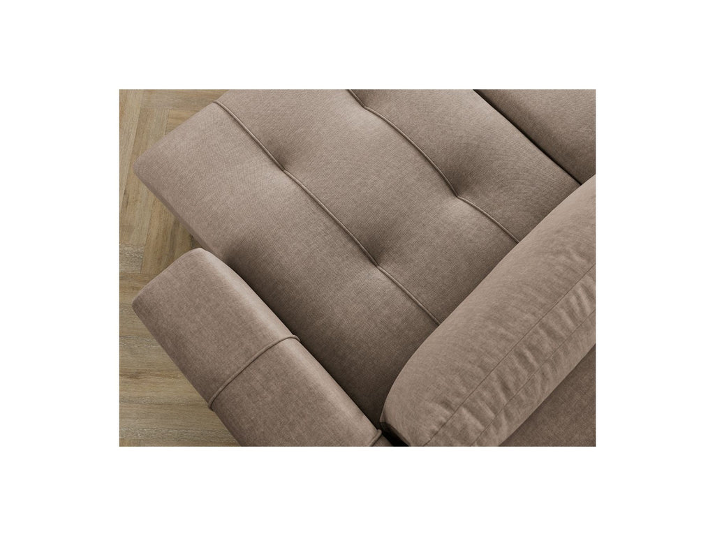 Arsene - Convertible Panoramic Sofa with Storage - Velvet - Right-hand Corner