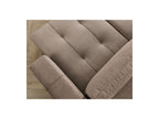 Arsene - Convertible Panoramic Sofa with Storage - Velvet - Right-hand Corner
