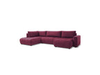 Arsene - Convertible Panoramic Sofa with Storage - Velvet - Right-hand Corner