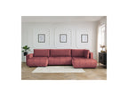 Arsene - Panoramic Sofa Bed with Storage - Velvet - Left-hand Corner