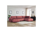 Arsene - Panoramic Sofa Bed with Storage - Velvet - Left-hand Corner