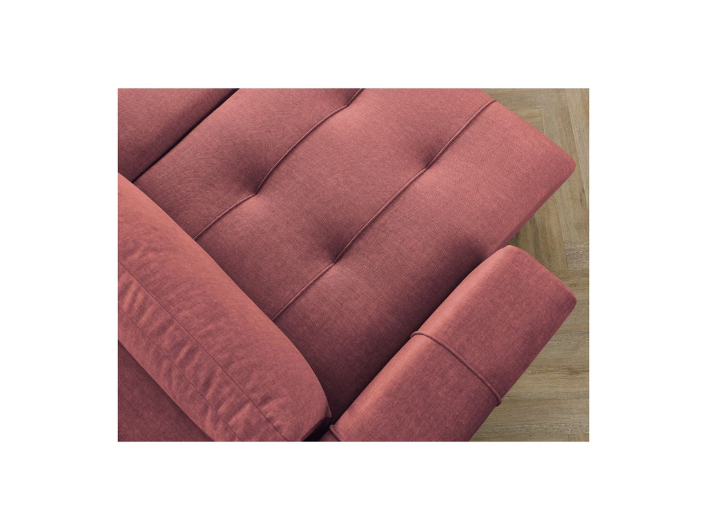 Arsene - Panoramic Sofa Bed with Storage - Velvet - Left-hand Corner