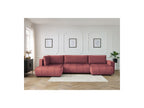 Arsene - Convertible Panoramic Sofa with Storage - Velvet - Right-hand Corner