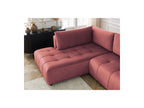 Arsene - Convertible Panoramic Sofa with Storage - Velvet - Right-hand Corner