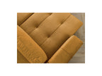 Arsene - Panoramic Sofa Bed with Storage - Velvet - Left-hand Corner