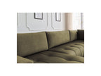 Arsene - Panoramic Sofa Bed with Storage - Velvet - Left-hand Corner