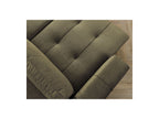 Arsene - Panoramic Sofa Bed with Storage - Velvet - Left-hand Corner