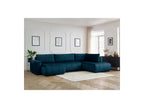 Arsene - Panoramic Sofa Bed with Storage - Velvet - Left-hand Corner