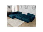 Arsene - Convertible Panoramic Sofa with Storage - Velvet - Right-hand Corner