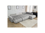 Arsene - Panoramic Sofa Bed with Storage - Velvet - Left-hand Corner
