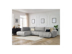 Arsene - Convertible Panoramic Sofa with Storage - Velvet - Right-hand Corner