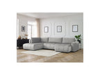 Arsene - Convertible Panoramic Sofa with Storage - Velvet - Right-hand Corner