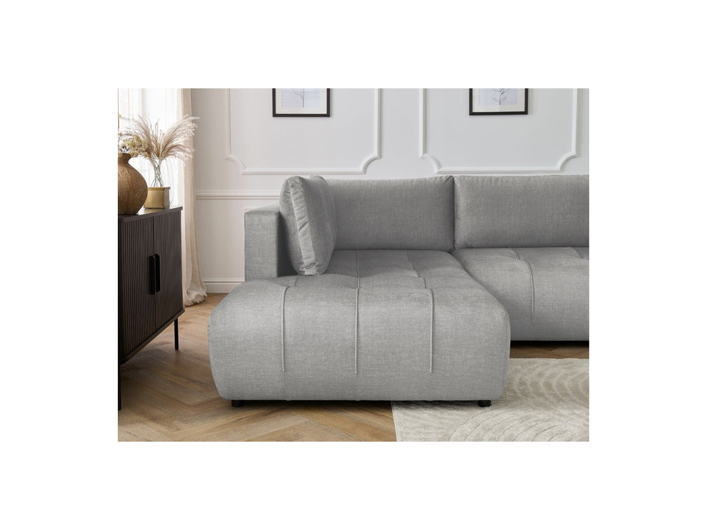 Arsene - Convertible Panoramic Sofa with Storage - Velvet - Right-hand Corner