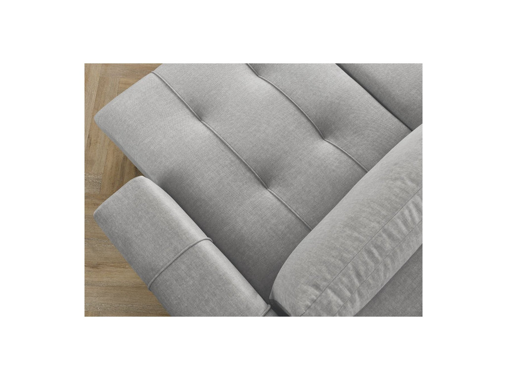 Arsene - Convertible Panoramic Sofa with Storage - Velvet - Right-hand Corner