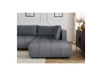 Arsene - Panoramic Sofa Bed with Storage - Velvet - Left-hand Corner