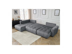 Arsene - Convertible Panoramic Sofa with Storage - Velvet - Right-hand Corner