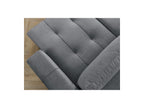 Arsene - Convertible Panoramic Sofa with Storage - Velvet - Right-hand Corner