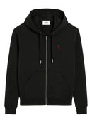 Sweat à capuche zippé Ami De Coeur – Ami Paris – Noir