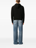 Ami Paris - Ami De Coeur Zipped Hoodie – Black