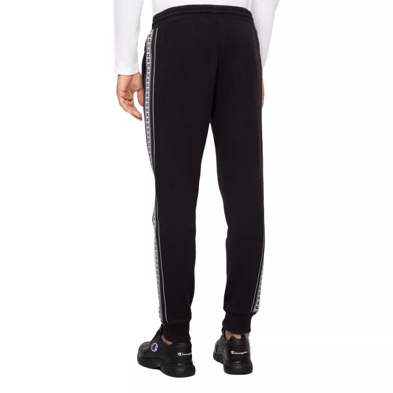 Pantalon De Survêtement Champion - Noir Foncé, Blanc.