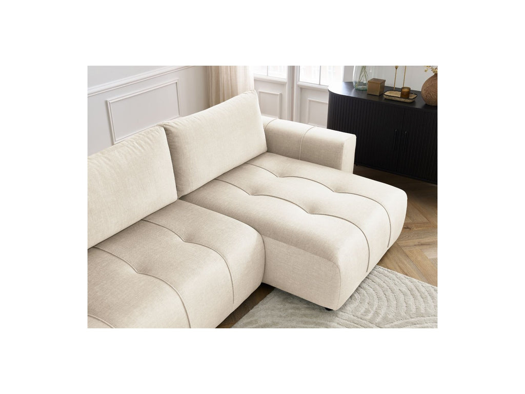 Arsene - Canapé D'Angle Réversible Convertible Coffre - Velours