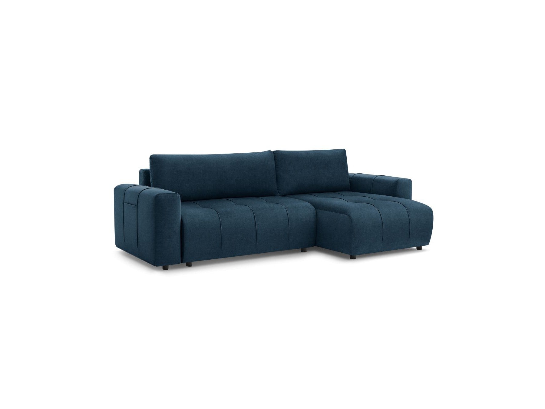 Arsene - Canapé D'Angle Réversible Convertible Coffre - Velours