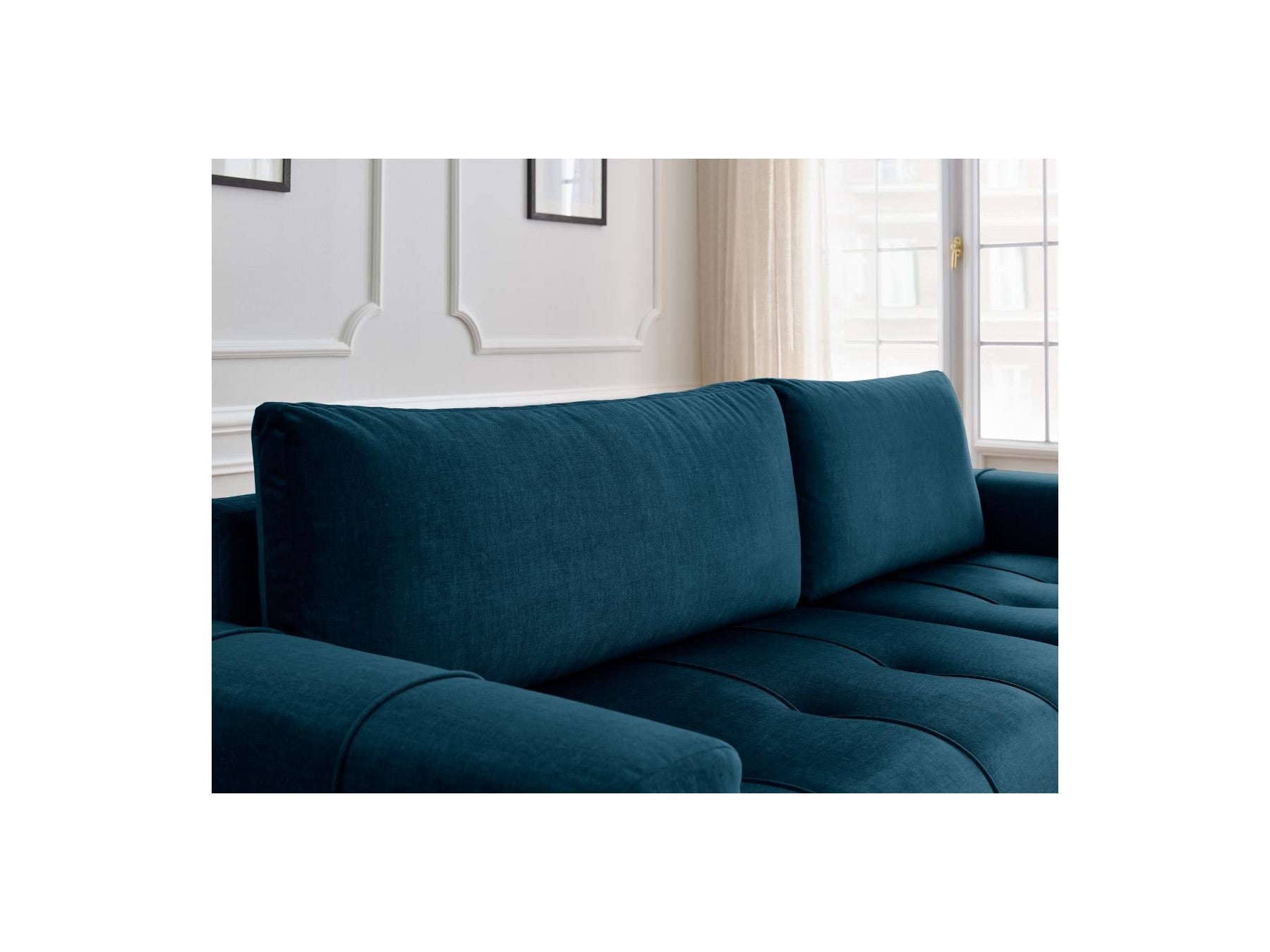 Arsene - Canapé D'Angle Réversible Convertible Coffre - Velours