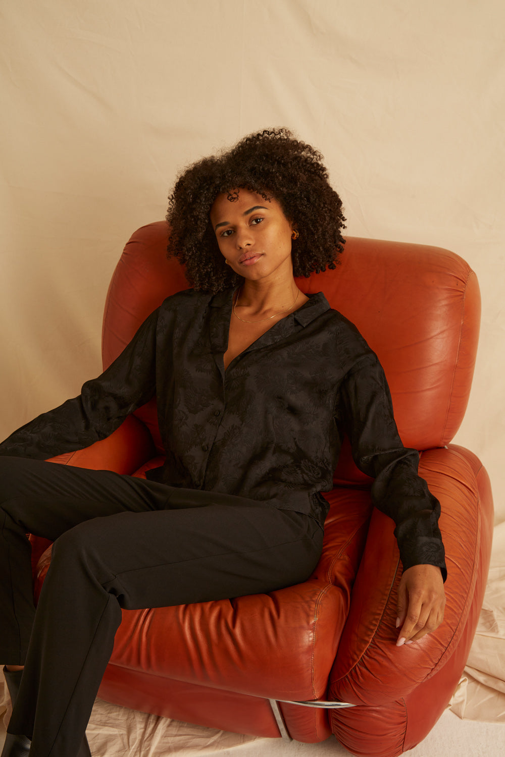 Chemise Cordoue - Jacquard Minuit