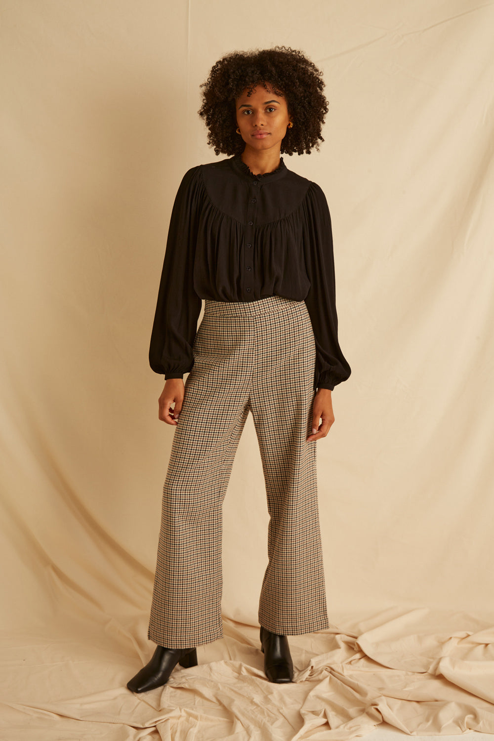 Prunelli Pants - Calgary Check