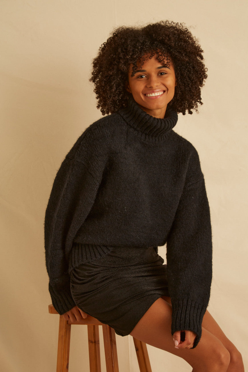Jupe Jasmine - Lurex Noir