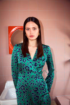 Robe Rouveo - Imp Leopard Vert