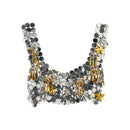 Top crop - Argent Et Or - Femme