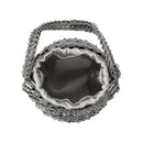 Woven Bucket Bag - Silver - Women