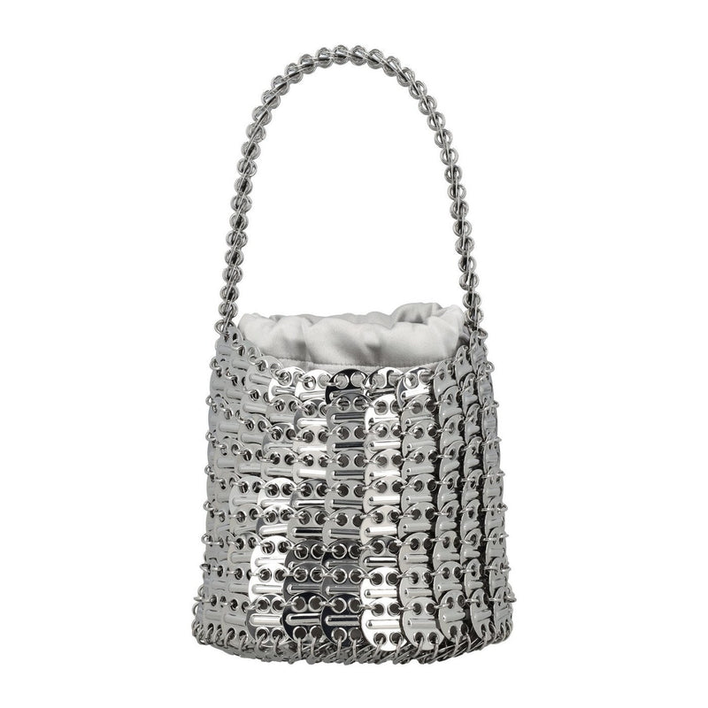 Woven Bucket Bag - Silver - Women