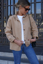 Céleste Camel Overshirt