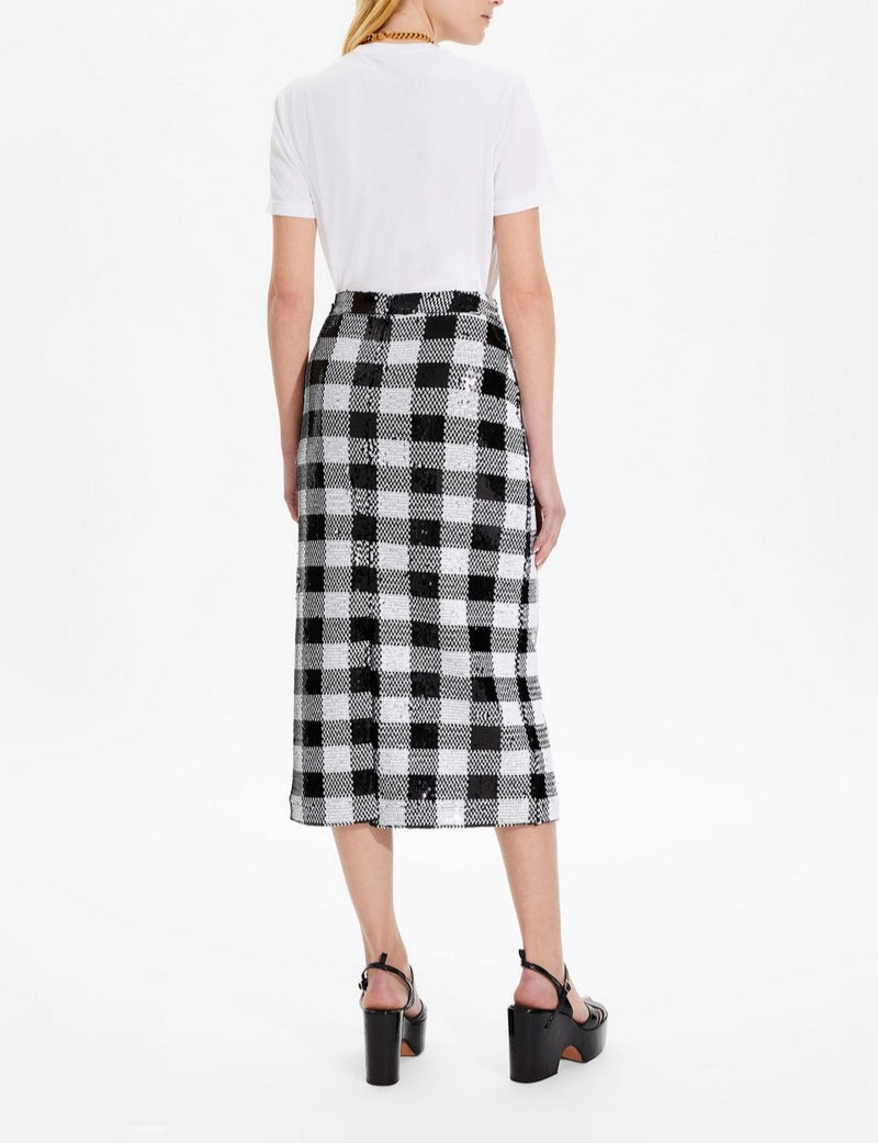 Jupe Midi - Noir - Femme