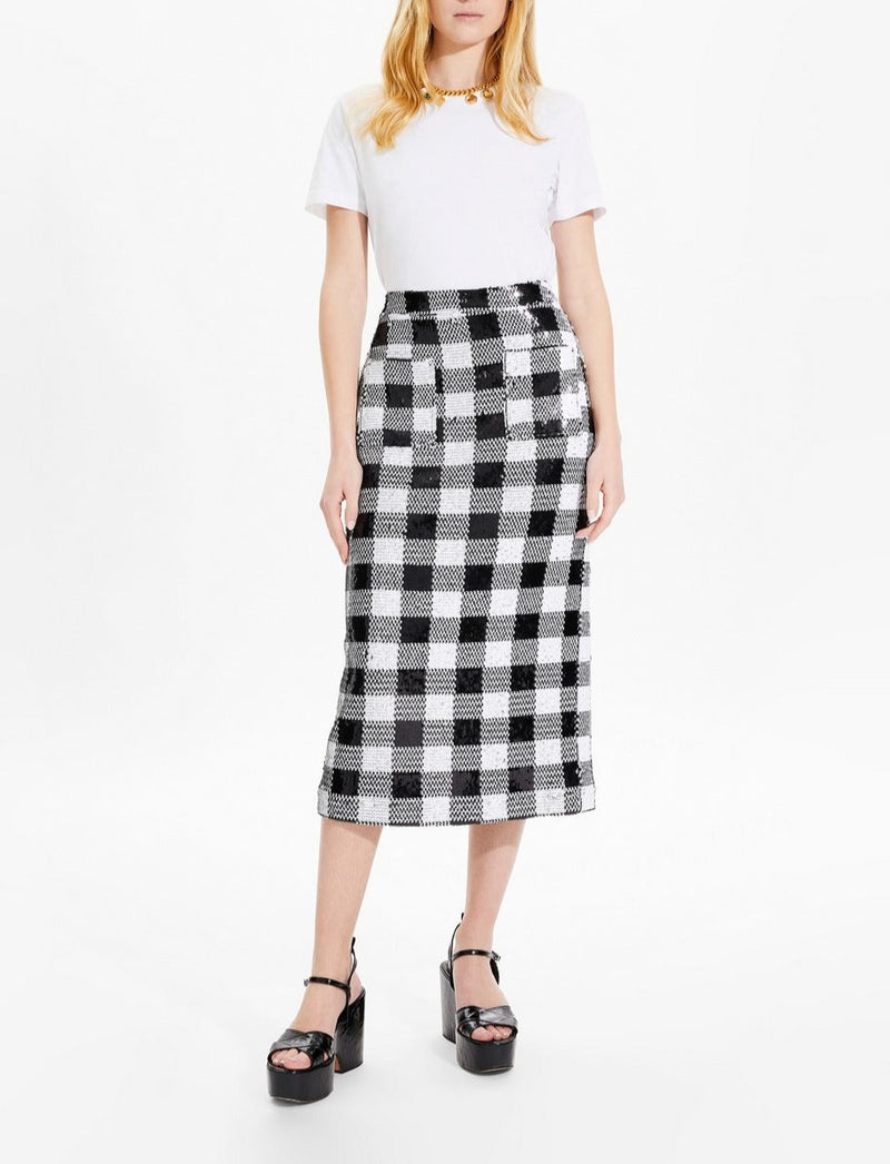 Jupe Midi - Noir - Femme