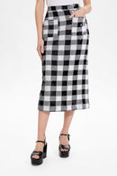 Jupe Midi - Noir - Femme