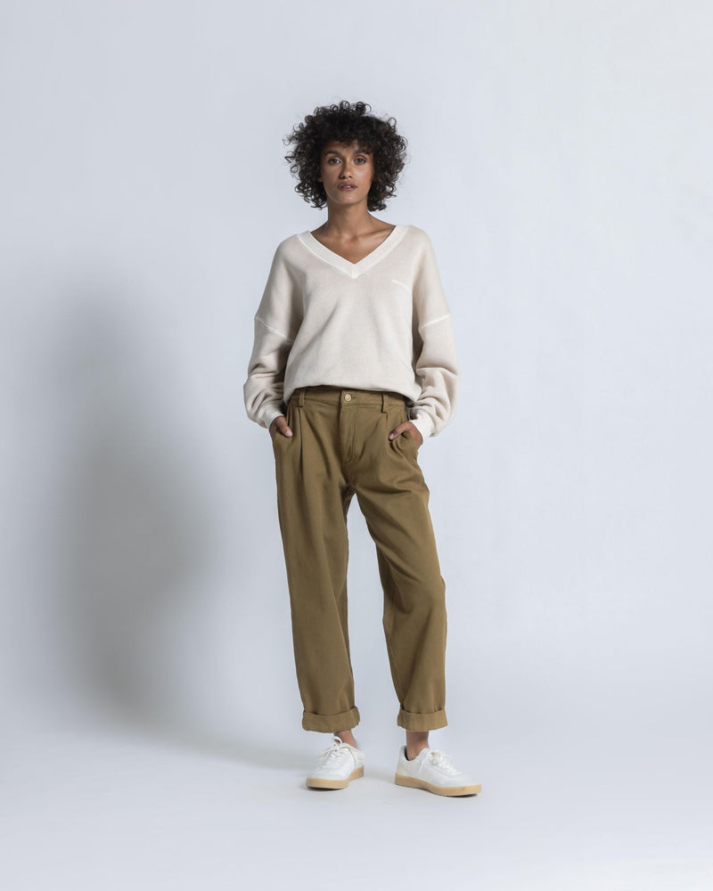 Pantalon Fresco Relaxed - Cigare