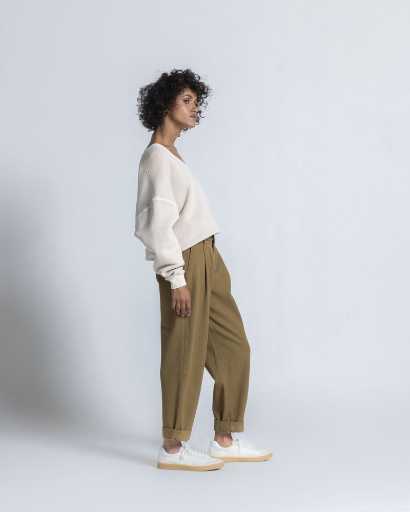 Pantalon Fresco Relaxed - Cigare