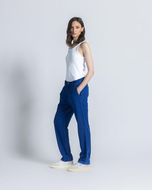 Pantalon Funky Relaxed - Bleu Klein