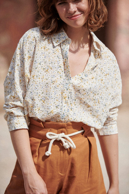 Camisa Cancún Alice Vainilla