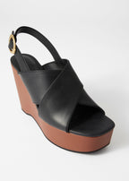Sandales Compensées Bobbi - Noires