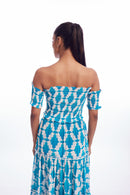 Top Smocking - Turquoise