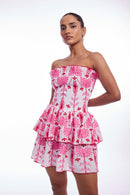 Robe Ines - Broderies Rose