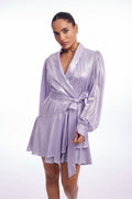 Robe Zina - Lila Metallic