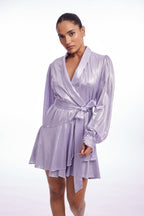 Robe Zina - Lila Metallic