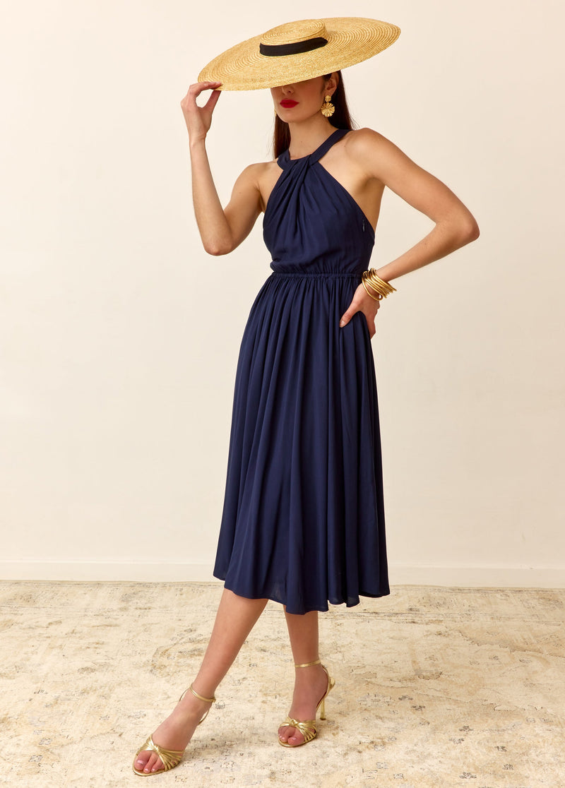 Robe Daphné Bleu Marine